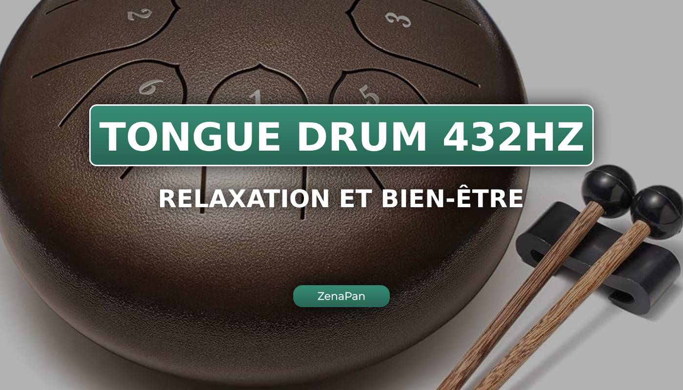 tongue drum 432hz, tongue drum et relaxation, steel tongue drum, instrument de musique